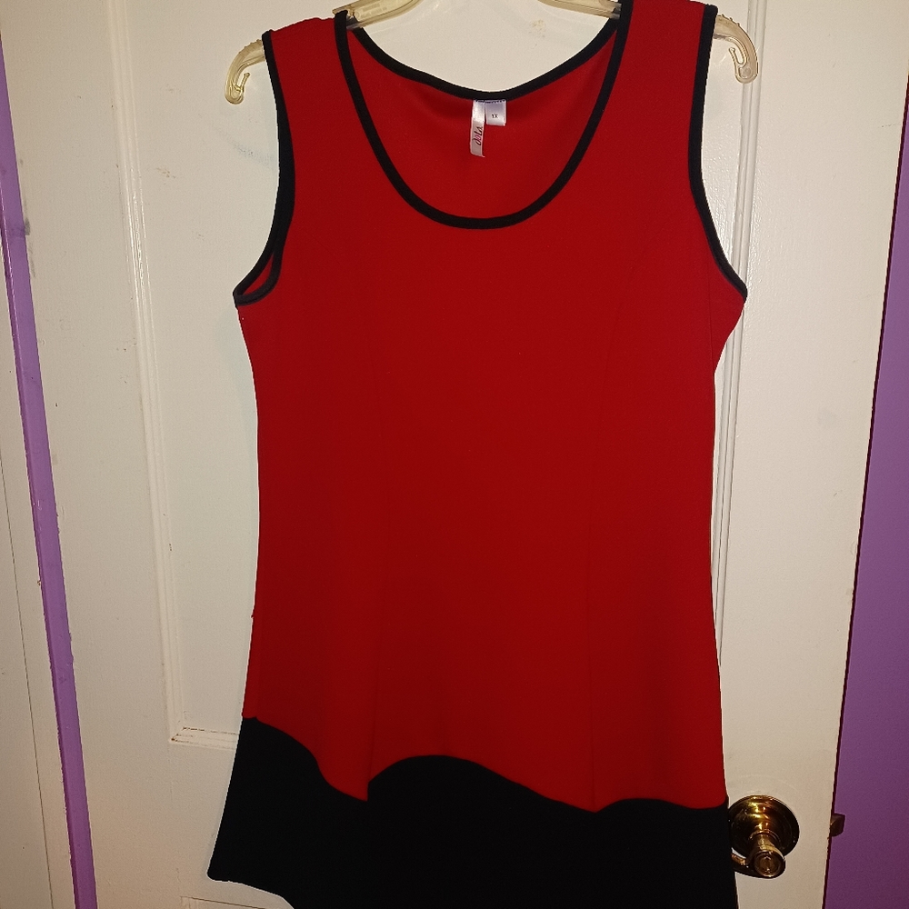 Red and Black Dress 1x